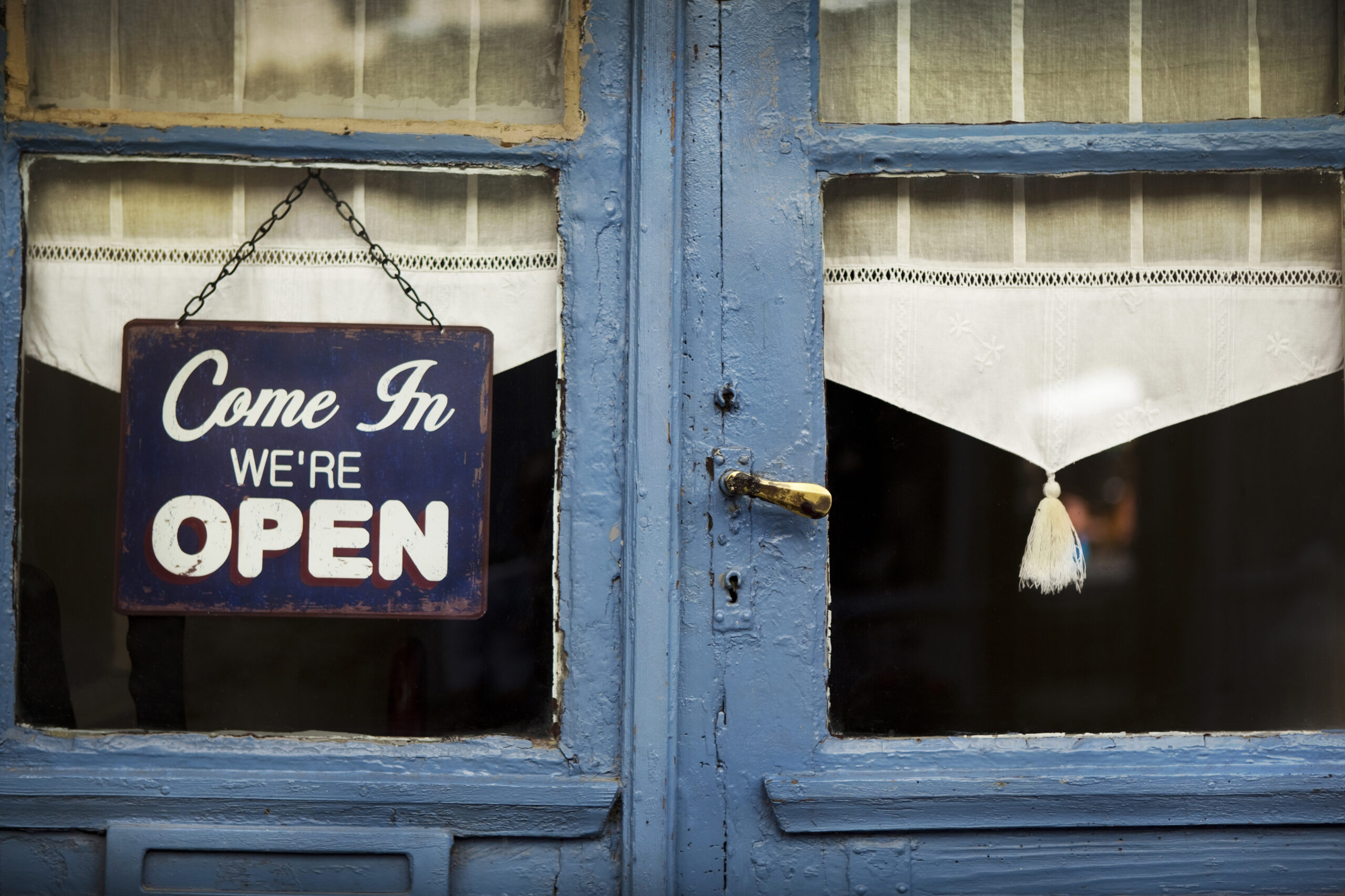 business insurance open sign header image